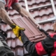 Red Roof Tiles Installation