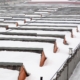 commercial roof with snow
